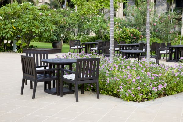 Courtyard Landscaping in Bethesda
